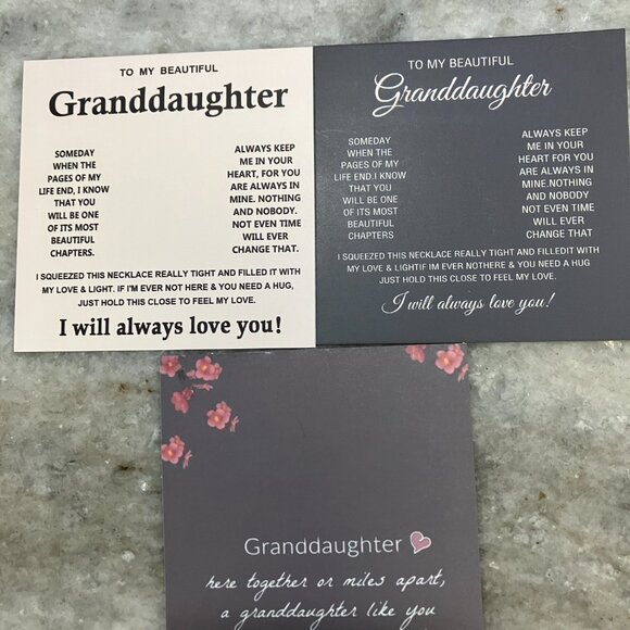 Trendy Silver Infinity Heart Pendant Necklace With Gift Cards - Picture 6 of 7